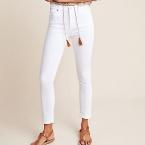 Anthropologie Denim - Anthropologie Pilcro White High Rise Skinny Jeans